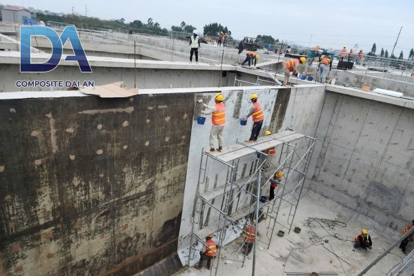Bọc phủ composite FRP trên nền bê tông, thép chống thấm và chống ăn mòn